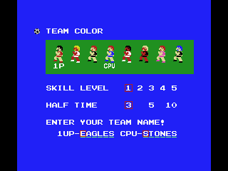 Konami's Soccer screenshot 4 for MSX